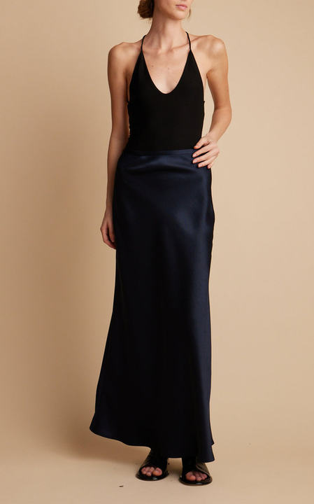 Lise Satin Maxi Slip Skirt展示图