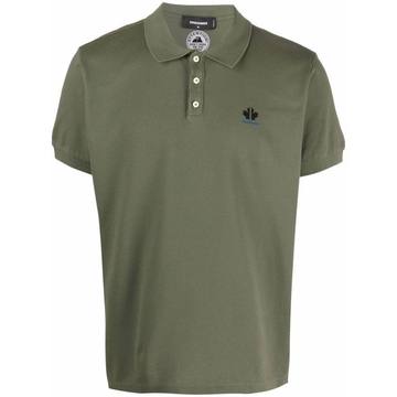 logo-embroidered polo shirt