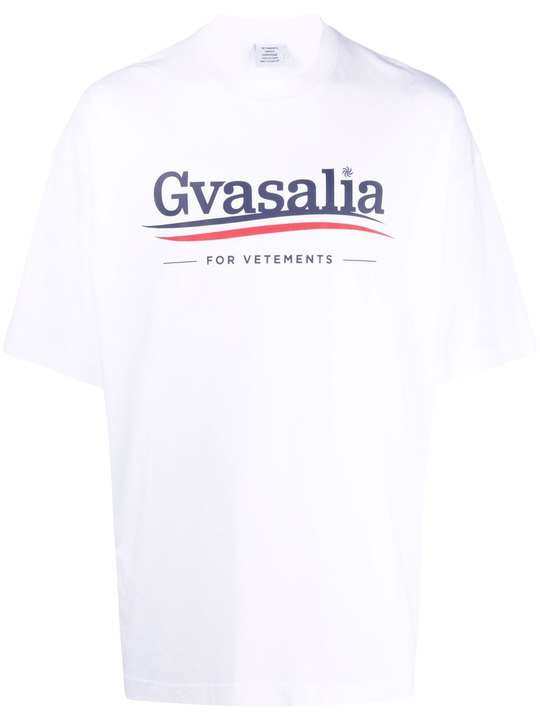 Gvasalia logo-print T-shirt展示图