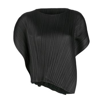 asymmetric pleated top