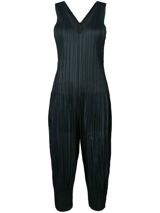 pleated cropped jumpsuit展示图