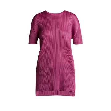 Pleated tunic top