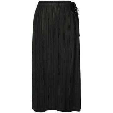 cropped pleated trousers