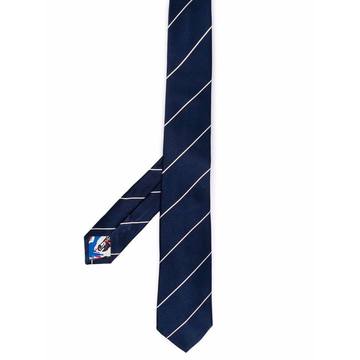 stripe-pattern tie