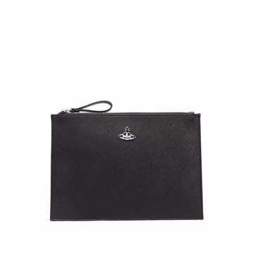 logo-plaque clutch