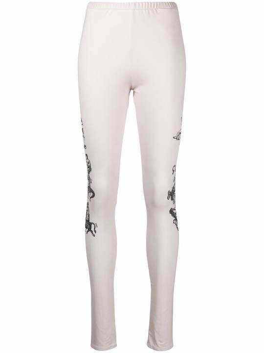 Ying zodiac-motif leggings展示图