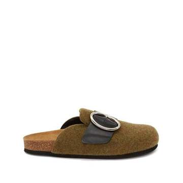 WOMEN'S FELT BUCKLE LOAFER