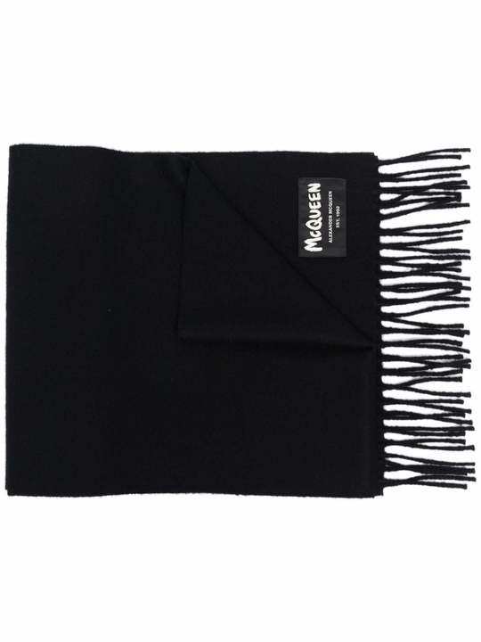 fringed wool scarf展示图