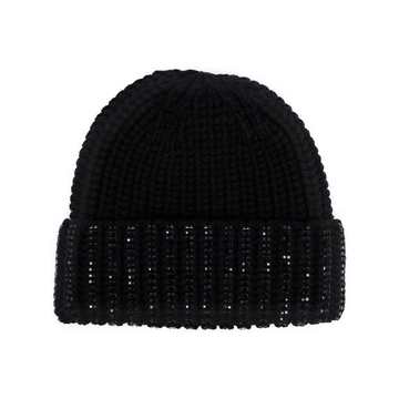 crystal-embellished beanie