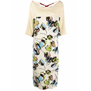 floral-print T-shirt dress