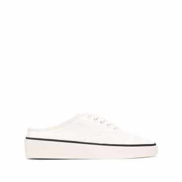 slip-on canvas sneakers
