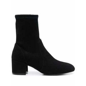 round-toe ankle boots