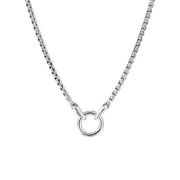 circle charm necklace