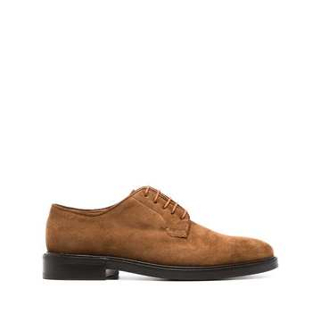 suede-leather loafers