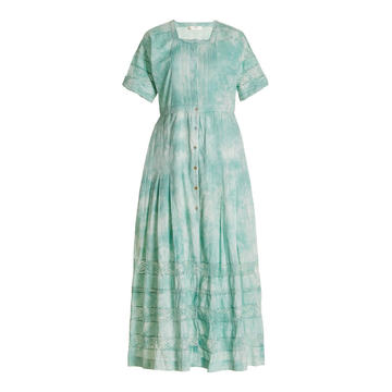 Edie Tie-Dye Cotton Maxi Dress