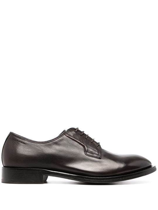 Pullman lace-up leather Derby shoes展示图