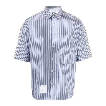 shortsleeved stripe shirt