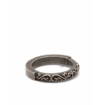 engraved-detail ring