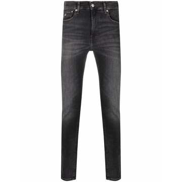 faded-effect skinny jeans