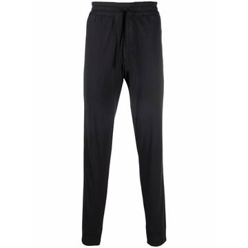 elasticated-waist track pants