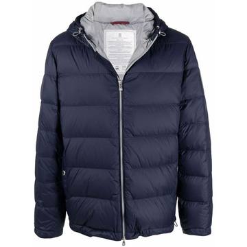 hooded padded jacket