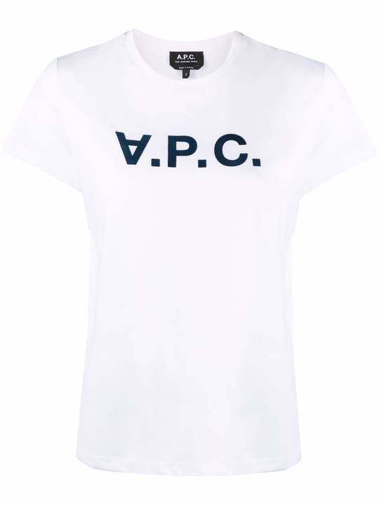 logo-print cotton T-shirt展示图