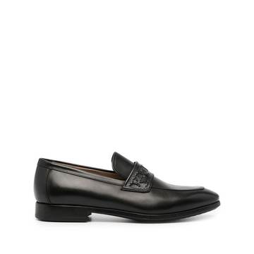 Riley Gancini-embossed loafer