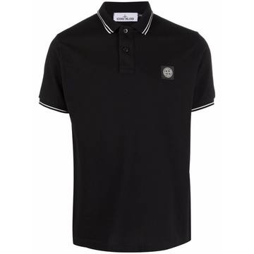 compass badge polo shirt