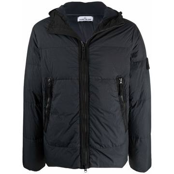 hooded padded jacket