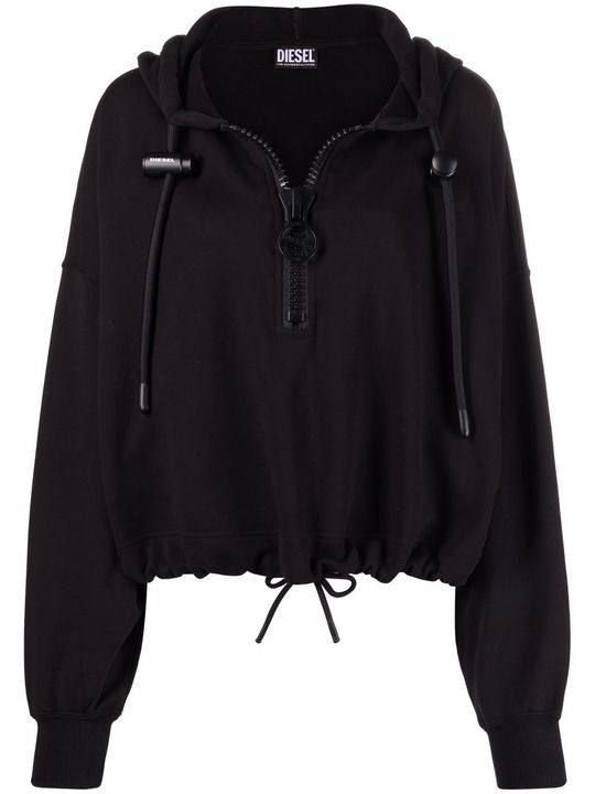 drawstring zip-up hoodie展示图