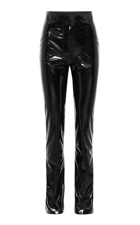 June Faux Patent-Leather Pants展示图