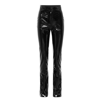 June Faux Patent-Leather Pants