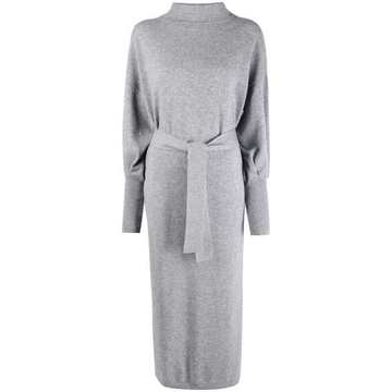 mock-neck jumper dress