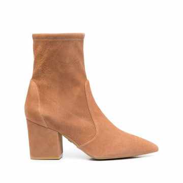 pointed-toe ankle boots