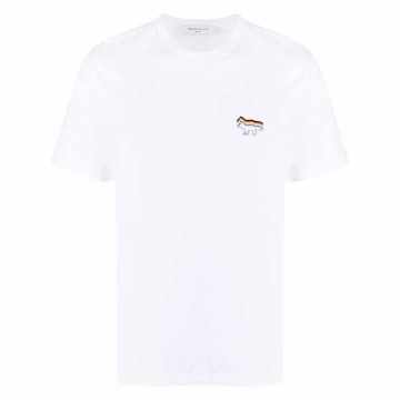 Fox-embroidered cotton T-shirt