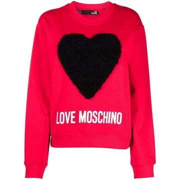 heart-patch sweatshirt