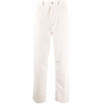 straight leg corduroy trousers