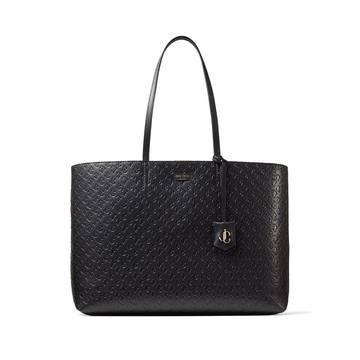 Nine2Five debossed monogram tote