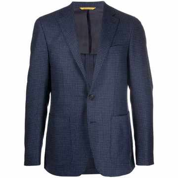 single-breasted wool blazer