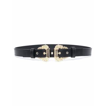 embellished-buckle belt