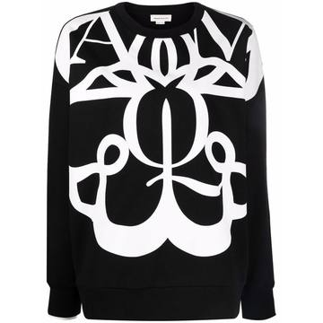 graphic-print cotton sweatshirt