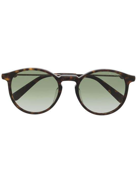 tortoiseshell-effect pantos-frame sunglasses展示图