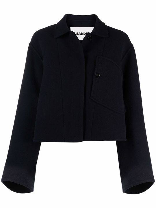 cropped felted wool jacket展示图