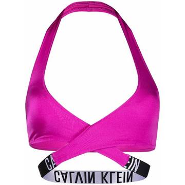 logo-strap bikini bralette