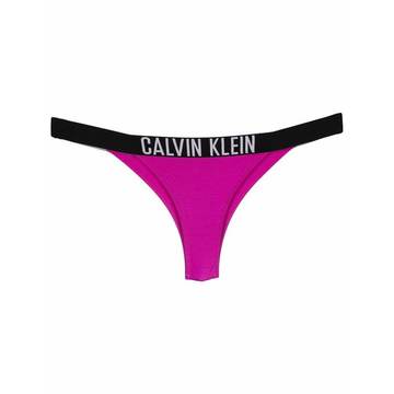 logo-waistband bikini bottoms