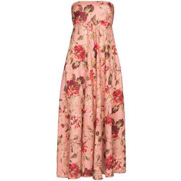 Cassia floral-print midi dress