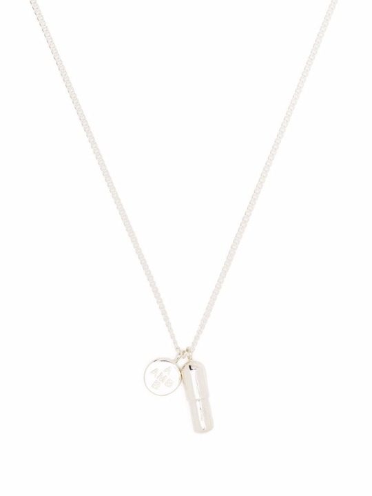 PILL CHARM NECKLACE SILVER NO COLOR展示图