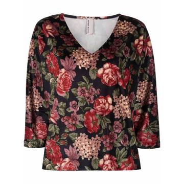 Oberteil floral-print blouse