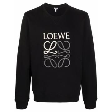 logo-embroidered sweatshirt