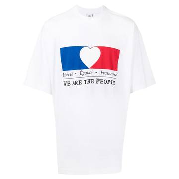 slogan-print cotton T-shirt